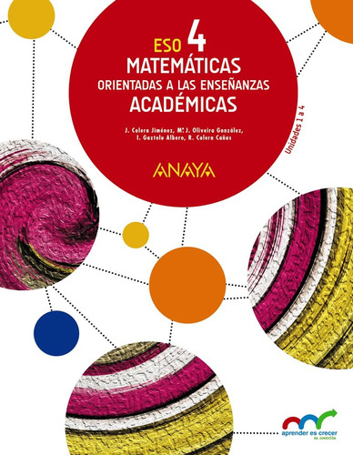 Matematicas 4ºeso Academicas Trim.mec 16 Aprender Crecer...