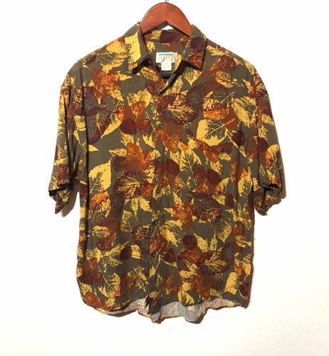 Camisa Premium Hawaiana Calidad Rayon 90s Llamativa M Fit