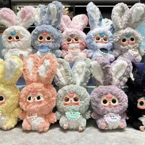 Baby 3 Lilly Rabbit 28cm Caja Ciega De Peluche Hecha A Mano