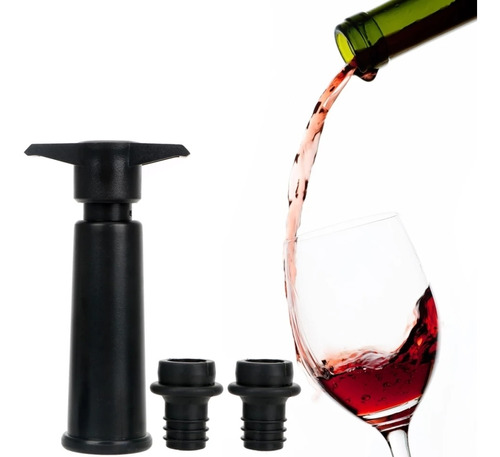 Bomba Al Vacio Para Vino Conservaciones De Vino C/2 Tapones