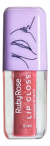 Lip Gloss Glitter Ruby Rose