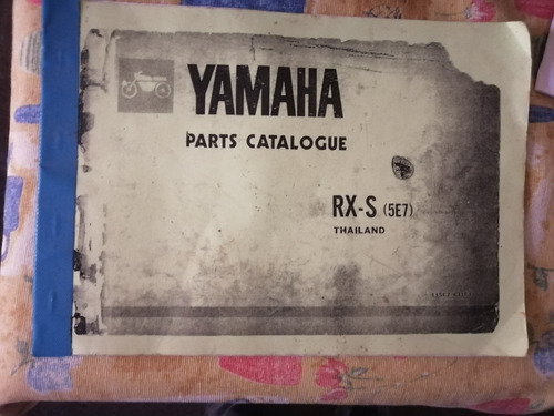 Manual Catálogo Piezas Yamaha Rx-s (5e7)