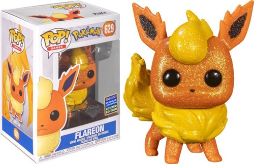 Funko Pop Original 629 Flareon Diamon Pokemon Convention