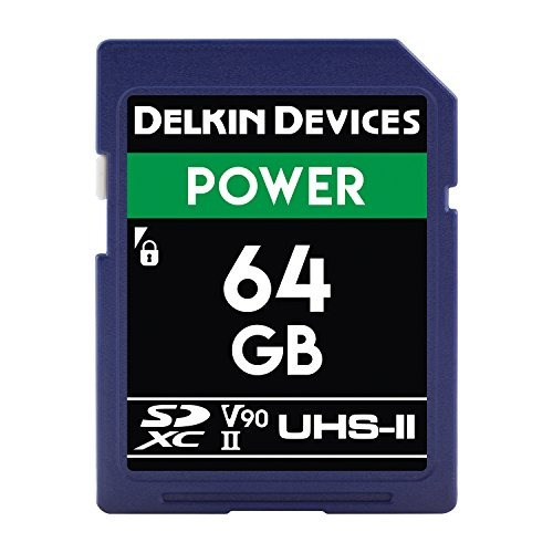 Delkin Devices 64gb Power Sdxc Uhs Ii (u3 V90) Memory