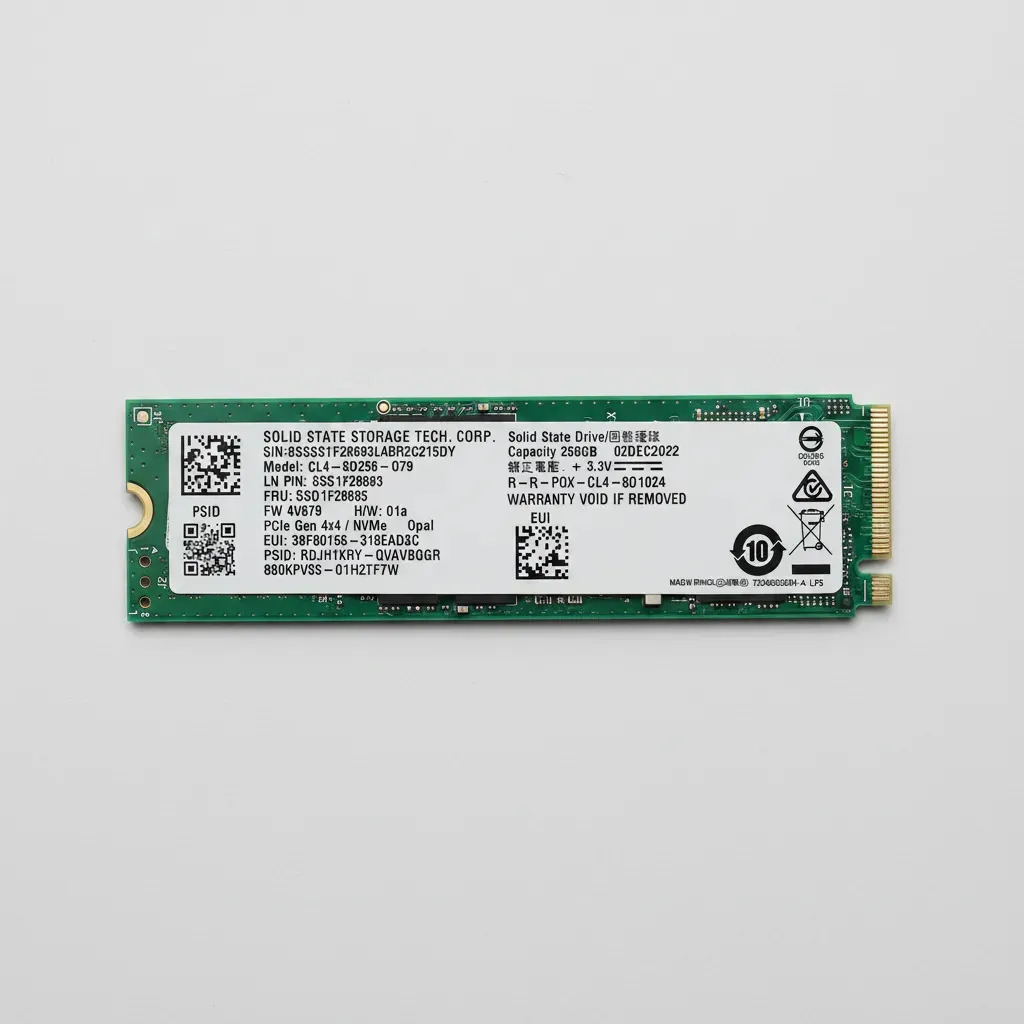 Ssd Nvme Gen4 256gb 2280 Lenovo Cor Verde-escuro