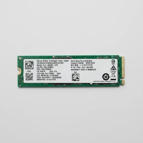 Ssd Nvme Gen4 256gb 2280 Lenovo Cor Verde-escuro