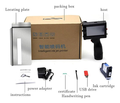 Codificadora Fechadora Manual Inkjet Modelo Eco 25,4mm