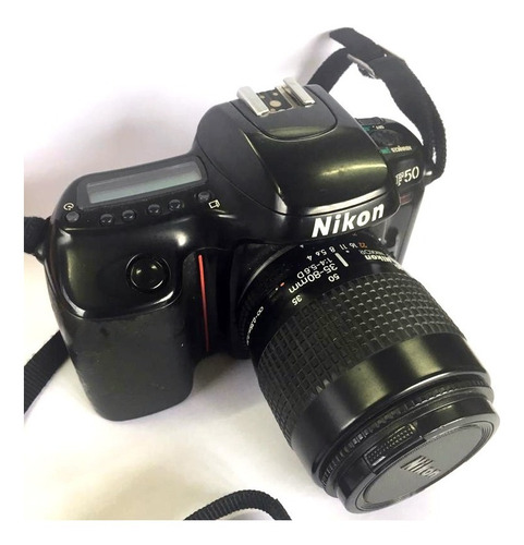 Camera Nikon F50 Analógica+lente 35-80mm (usa Filme)