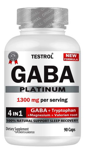 Imagen 1 de 10 de Gaba Platinum 4 En 1 Testrol 90 Caps