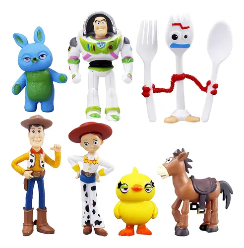 Set De 7 Figuras De Acción De Woody, Buzz Y Rex - Alta