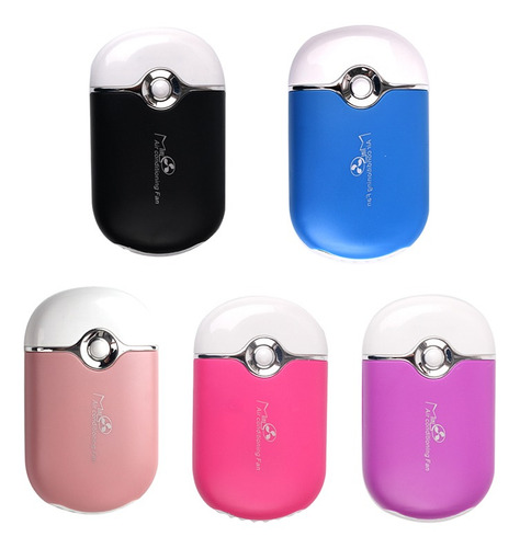 Imagen 2 de 10 de Mini Ventilador Usb Rosa Para Extensiones De Pestañas Y Uñas