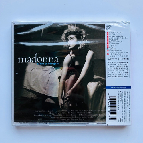 Madonna Like A Virgin Japon Edicion Limitada Bonus Tracks