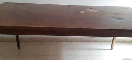 Mesa De Madera Vintage 1,96 De Largo × Marrón Marrón (Usado)