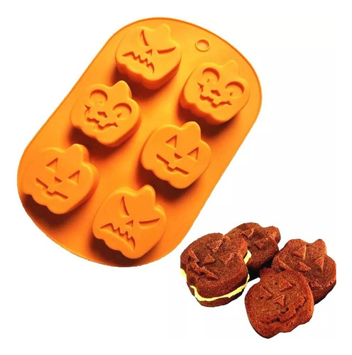 Moldes Halloween Moldes Silicona 6 Cubos