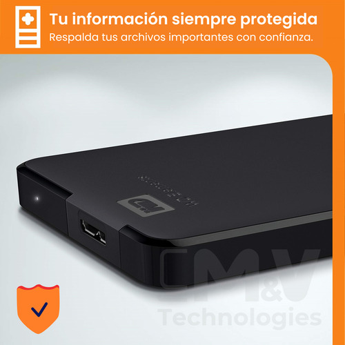 Disco Duro Externo 1tb Wd Elements Portable Usb 3.0 5gbps