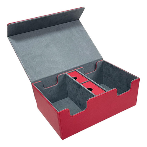 Caja De Baraja De Cartas, Soporte Para Tarjetas Con Rojo