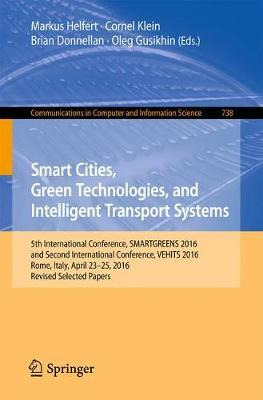 Libro Smart Cities, Green Technologies, And Intelligent T...