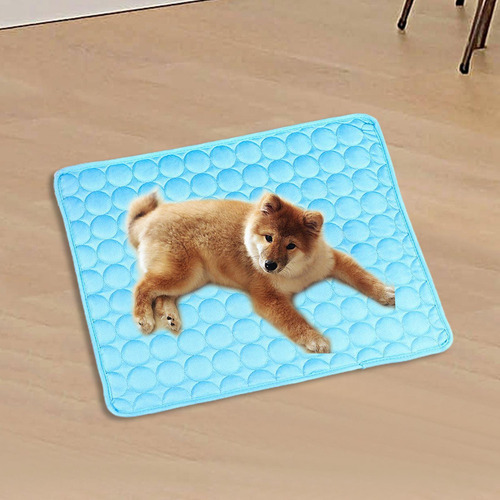 Fe Alfombrilla Refrigeración Para Perros Cojín Azul S