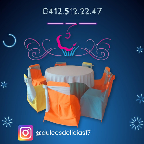 Agencia De Festejos Alquiler Silla Mesa Meson Vajilla Tifany