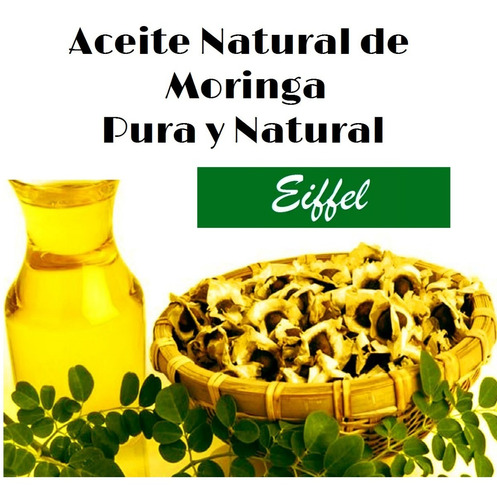 Aceite Natural De Moringa 500ml Puro Materia Prima