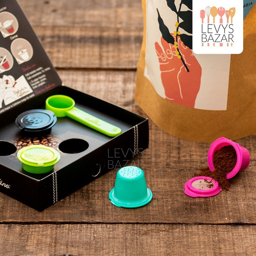 Imagen 4 de 7 de 4 Capsulas Recargables Nespresso Reutilizables Ecologicas