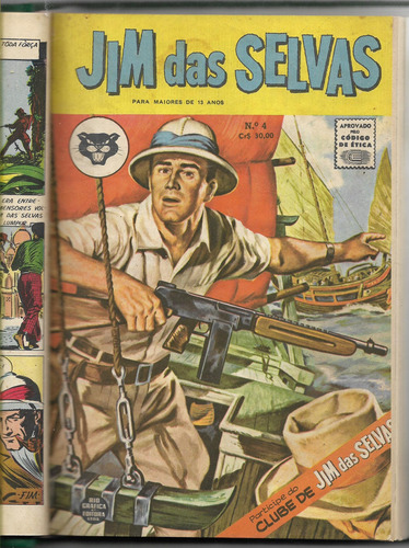 Jim Das Selvas Nºs 1 Ao 14 Rge Ano 1962 Originais Rio Grafica Editora (Usado)