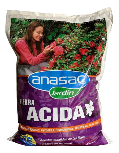 Tierra Acida 25 Lts Anasac