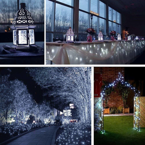 Mc 2pc Luces Decorativas Serie Alambre Cobre 30 M 300 Leds C