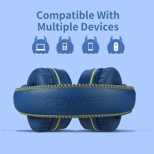 Fones De Ouvido Infantis Powmee M1 Fone De Ouvido Com Fio Do
