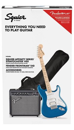 Combo De Guitarra Eléctrica Fender Affinity Stratocaster 15g