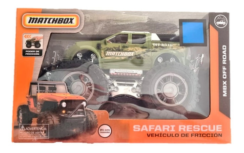 Camion A Traccion Safari Rescue Matchbox 