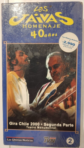 Vhs Los Jaivas Homenaje 40 Años