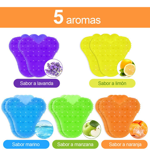 Tapete Aromatizante Mingitorio Urinal Antisalpicaduras 10pz