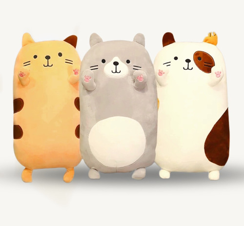 Peluche De Gato Gatito Kawaii Cute Niños Adultos Mujeres