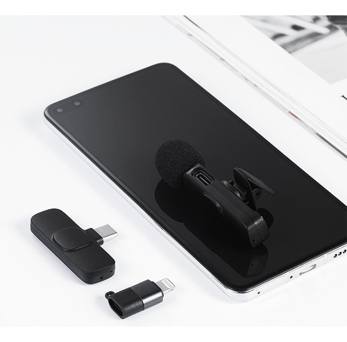 Microfono Inalambrico iPhone Microfono Lavalier Celular Otec