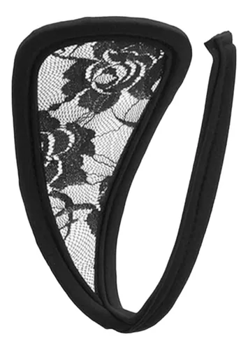 Sexy Tanga Invisible C String Lenceria Mujer Encaje Flor
