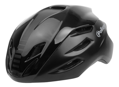 Capacete Bike Polisport Aero Road Preto Bicicleta