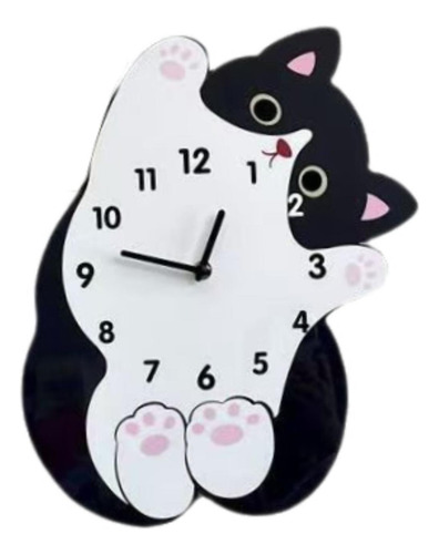 Reloj De Pared Con Diseño 30 Cm X 25 Cm Sin Cola Oscilante