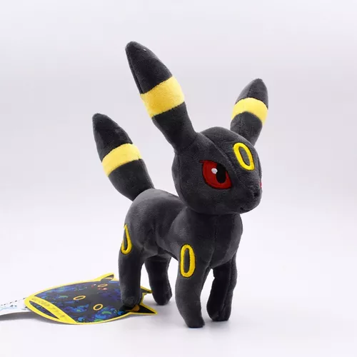 Umbreon Shiny Eevee Evolução Bicho Pelúcia Pokémon 20cm - Escorrega o Preço