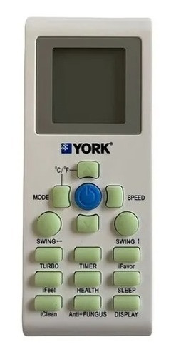 Control Remoto Minisplit Aire Acond. York Ykr-p/001e