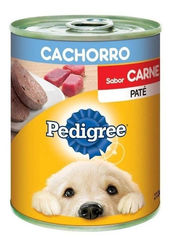 Imagen 2 de 3 de Pate Pedigree Perro Cachorros 340 Gramos X 6 Unidades
