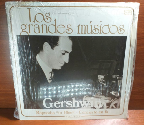 Vinilo Colección Grandes Músicos Viscontea N° 81 Gershwin 