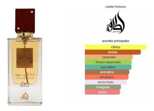Combo Perfume Arabe Lattafa Amethyst + Ana Abidedh Rouge