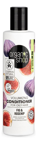 Condicionador Vegan Rosa Mosqueta E Figo Organic Shop 280ml