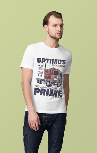 Camiseta Retro Transformers Optimus Prime Vintage