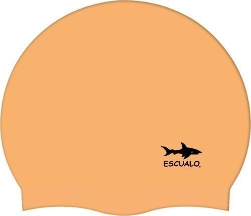 Gorras Natación Modelo Adulto Color Naranja - Escualo Diseño de la tela Liso Talla Unitalla