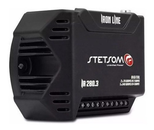 Potência Amplificador Carro Top Stetsom  280.3 280w 3 Canais