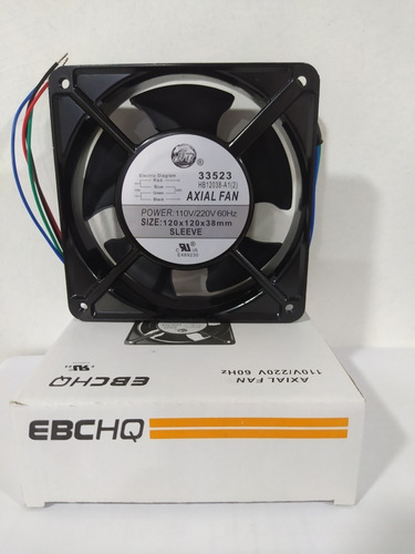 Ventilador Fan Cooler Marca Ebchq Multivoltaje 110/220v 