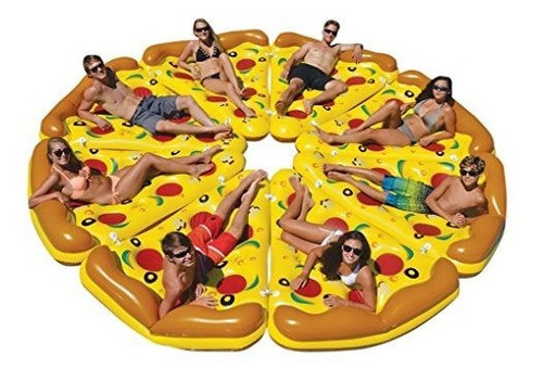 Rebanada De Pizza Inflable Gigante Swimline Para Piscina De