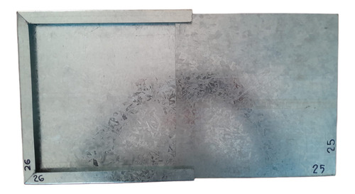 Combo Cartel Carga Peligrosa Chapa Galvaniz 25x25 + 36x22cm